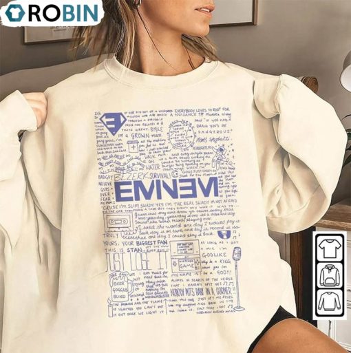 Eminem Tour Shirt, Eminem Music Tour Unisex Hoodie Tee Tops