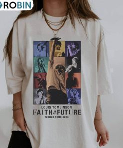 Faith In The Future Shirt, Louis Fitf World Tour Long Sleeve Unisex Hoodie
