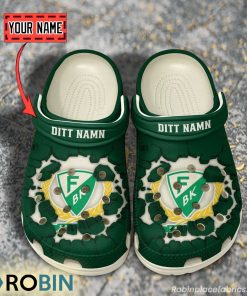 Farjestad BK Break Cracked Hole Design Crocs Shoes