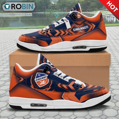 FC Cincinnati Custom Jordan 3 Sneakers