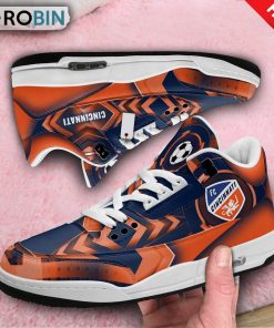 FC Cincinnati Custom Jordan 3 Sneakers
