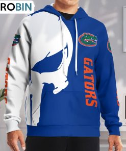 Florida Gators Punisher Skull Hoodie and Zip Hoodie, Gators Clothing