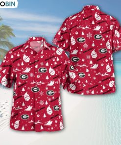 georgia-bulldogs-christmas-pattern-button-shirt-1