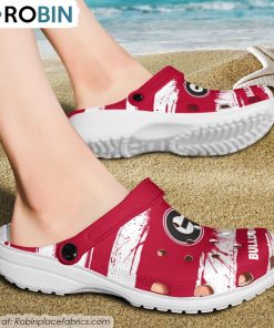 Georgia Bulldogs Ink Splash Crocs Shoes, Bulldogs Gifts