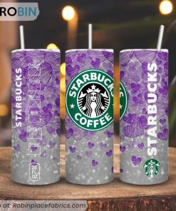 Glitter Heart Starbucks Coffee 3D Printed Skinny Tumbler Glitter Heart Starbucks Coffee 3D Printed Skinny Tumbler