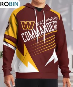Go Washington Commanders! Hoodie and Zip Hoodie, Washington Commanders Unique Gifts