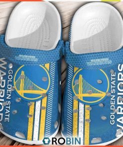 Golden State Warriors Basketball Club Crocband Comfortable Clogs Shoes Crocs, Warriors Footwear