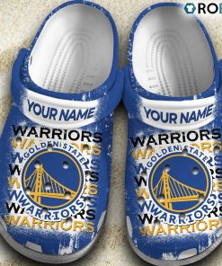 Golden State Warriors NBA Basketball Classic Crocs Shoes, Warriors Team Gifts