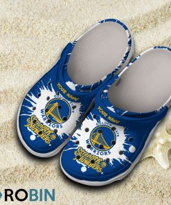 Golden State Warriors NBA Classic Crocs Shoes, Warriors Merchandise Golden State Warriors NBA Classic Crocs Shoes, Warriors Merchandise