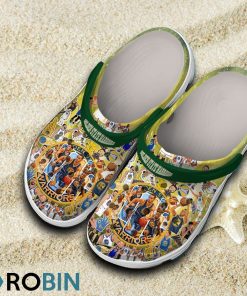 Golden State Warriors NBA Classic Crocs Shoes, Warriors Shoes