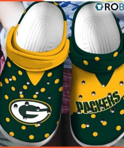 Green Bay Packers Custom Crocs For Nfl Fans