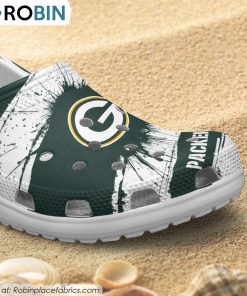 Green Bay Packers Ink Splash Crocs Shoes, Packers Team Gifts Green Bay Packers Ink Splash Crocs Shoes, Packers Team Gifts