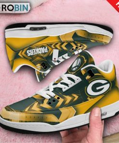 Green Bay Packers Jordan 3 Sneakers