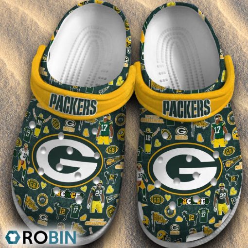 Green Bay Packers NFL Classic Crocs Shoes