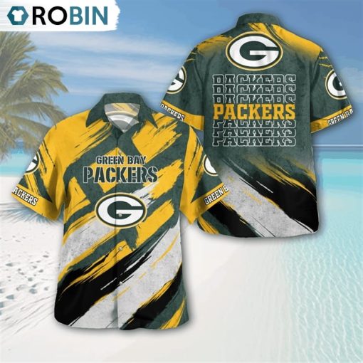 Green Bay Packers Vintage Classic Button Shirt, Green Bay Packers Gifts for Fans