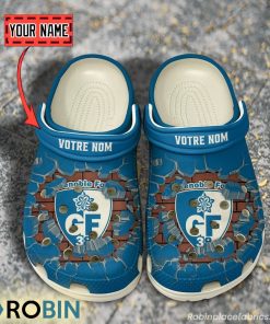 Grenoble Foot 38 Break Cracked Hole Design Crocs Shoes