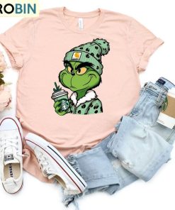 Grinch Boujee Christmas Shirt, Bougie Grinch Unisex Hoodie Sweatshirt