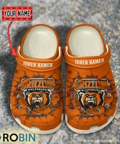 Grizzlys Wolfsburg Break Cracked Hole Design Crocs Shoes