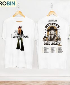 Groovy Lainey Wilson Shirt, Country’s Cool Again Tour 2024 Long Sleeve Crewneck