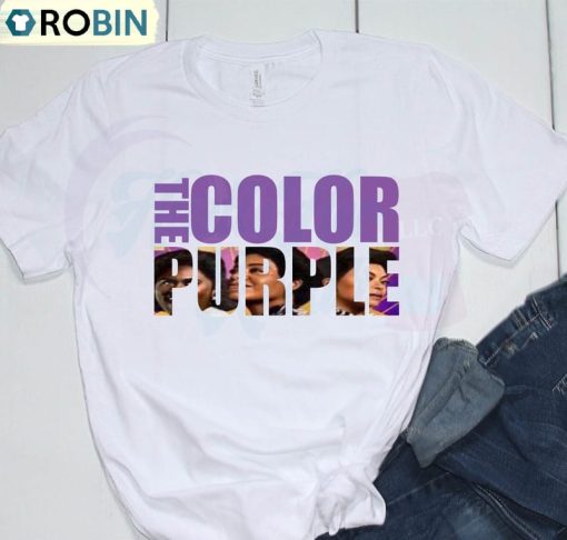 Groovy The Color Purple Shirt, Trendy Long Sleeve Unisex T Shirt For Movie Lovers