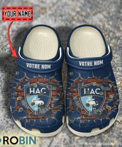 Havre Athletic Club Break Cracked Hole Design Crocs Shoes
