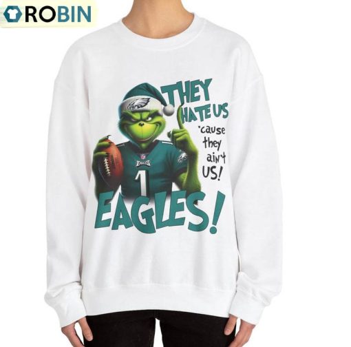 Holiday Football Trendy Shirt, They Hate Us Cuz They Aint Crewneck Sweatshirt Hoodie