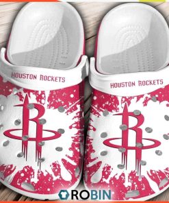 Houston Rockets Basketball Club Crocband Comfortable Shoes Crocs Clogs, Rockets Gear