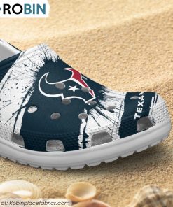 Houston Texans Ink Splash Crocs Shoes, Houston Texans Fan Gears