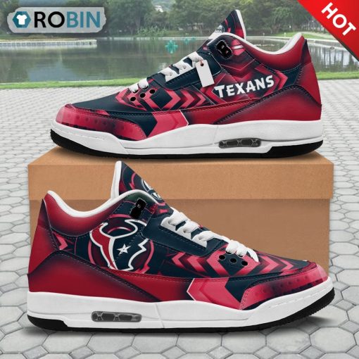 Houston Texans Custom Jordan 3 Sneakers