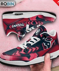 Houston Texans Custom Jordan 3 Sneakers