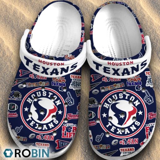 Houston Texans NFL 3D Printed Classic Crocs