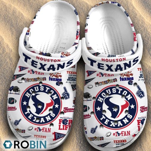 Houston Texans NFL Classic Crocs Shoes