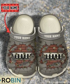 Hummer Break Cracked Hole Design Crocs Shoes