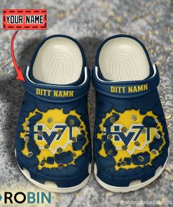 HV71 Break Cracked Hole Design Crocs Shoes