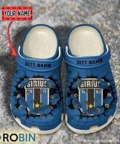 IK Sirius Fotboll Break Cracked Hole Design Crocs Shoes