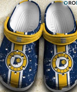 Indiana Pacers Basketball Club Clogs Crocs Comfortable Crocband Shoes, Pacers Merchandise