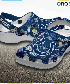Indianapolis Colts NFL Classic Crocs Shoes