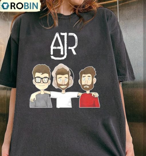 Inspirational Ajr Band Shirt, Chibi The Maybe Members Band Crewneck Sweatshirt