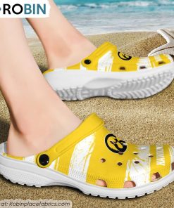 Iowa Hawkeyes Ink Splash Crocs Shoes, Iowa Hawkeyes Footwear
