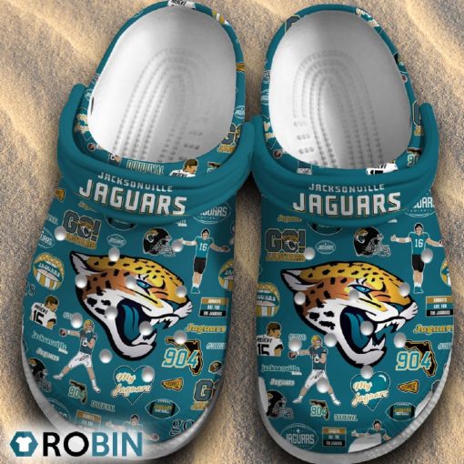 Jacksonville Jaguars NFL Classic Crocs Shoes