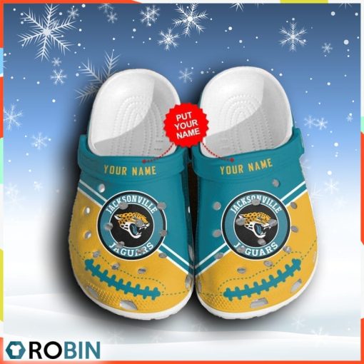 Jacksonville Jaguars Personalized Custom For Nfl Fans Clog Shoes