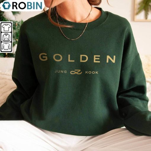 Jungkook Golden Album Shirt, Bangtan Jung Kook Unisex Hoodie, Sweatshirt