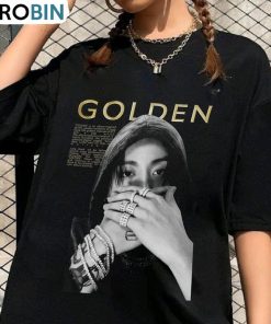 Jungkook Golden Album Shirt, Golden Album Short Sleeve Tee Tops
