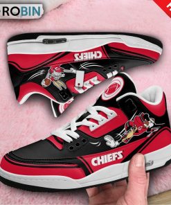 Kansas City Chiefs Bugs Bunny Custom Jordan 3 Sneakers