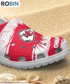 Kansas City Chiefs Ink Splash Crocs Shoes, Kansas City Chiefs Footwear