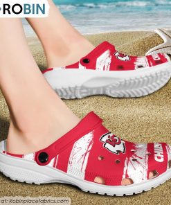 Kansas City Chiefs Ink Splash Crocs Shoes, Kansas City Chiefs Footwear