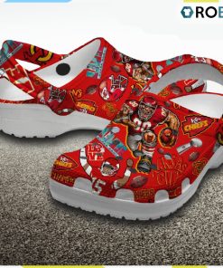 Kansas City Chiefs NFL 3D Printed Classic Crocs Shoes and Kids Kansas City Chiefs NFL 3D Printed Classic Crocs Shoes and Kids