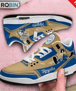 Kansas City Royals Bugs Bunny Jordan 3 Sneakers