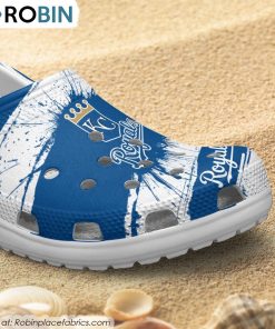 Kansas City Royals Ink Splash Crocs Shoes, KC Royals Unique Gifts