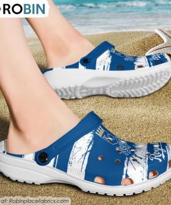 Kansas City Royals Ink Splash Crocs Shoes, KC Royals Unique Gifts